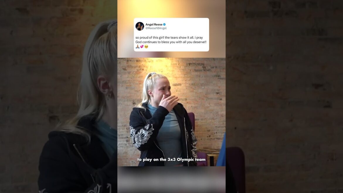 Hailey Van Lith was emotional after making USA Women's 3x3 Olympics team 🙏 (via @usabasketball)