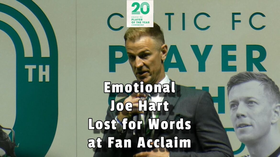 Emotional Joe Hart Lost for Words at Fan Acclaim - 20th Celtic Player of the Year Awards - 12.05.24