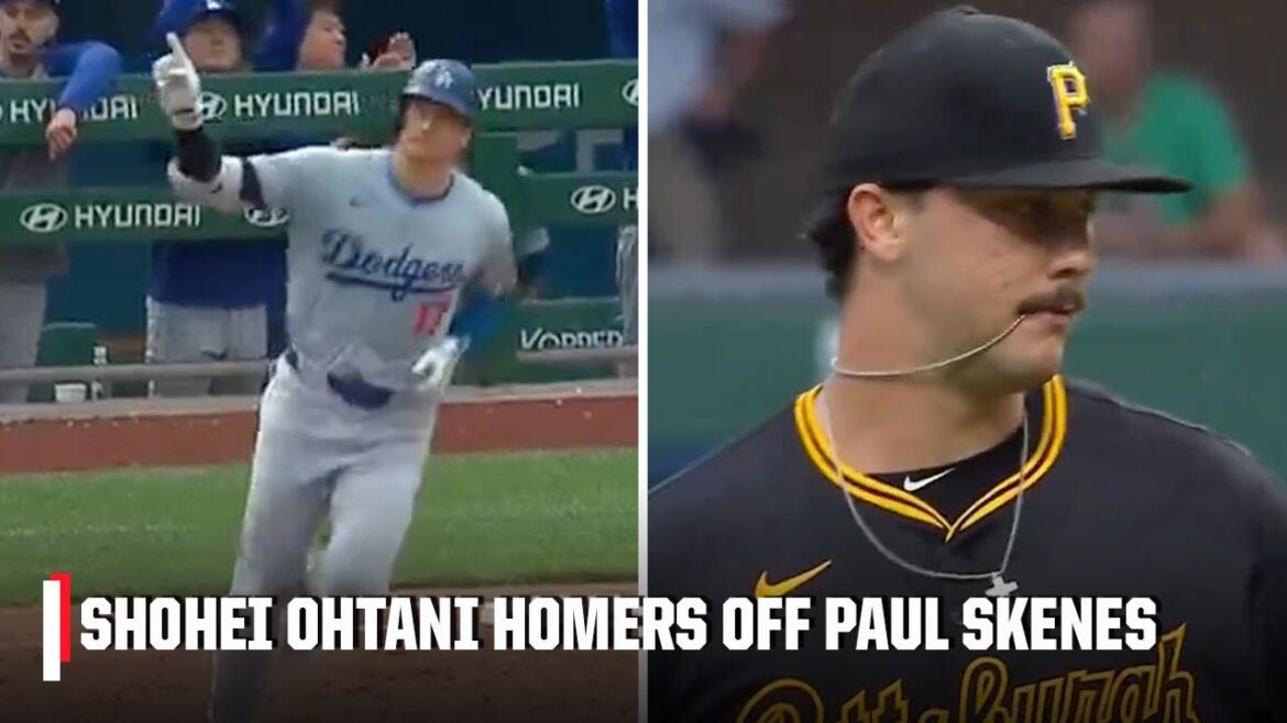 SHOHEI OHTANI TAKES PAUL SKENES OVER THE FENCE 😤 | ESPN MLB SHOHEI OHTANI TAKES PAUL SKENES OVER THE FENCE 😤 | ESPN MLB