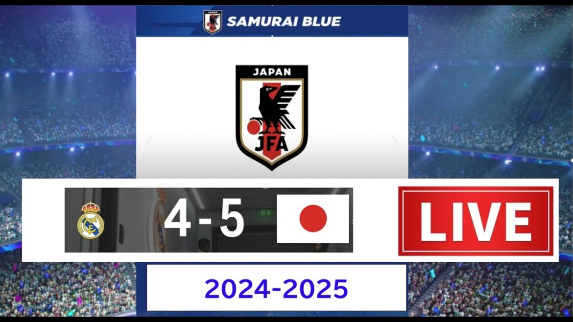 [Soccer]Japan National Team vs Real Madrid 2024-2025[Competing Teams/Challenging National Teams]Highlights/International Friendly Matches #PS5