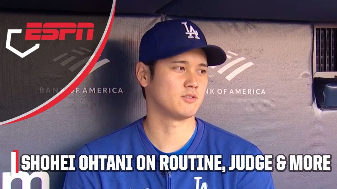 Shohei Ohtani on his batting routine, facing Aaron Judge, his rehab program and more ⚾️ | ESPN MLB Shohei Ohtani on his batting routine, facing Aaron Judge, his rehab program and more ⚾️ | ESPN MLB