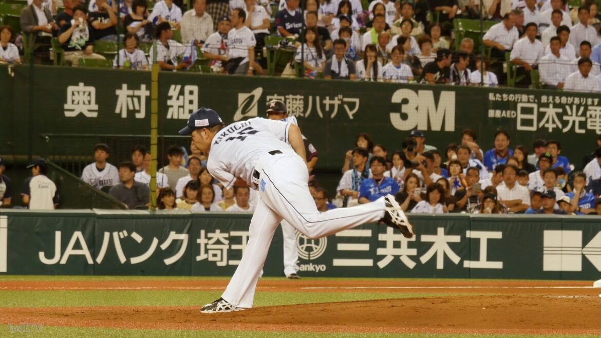 2018.9.7 Saitama Seibu Lions Yusei Kikuchi pitching form (Yusei Kikuchi)