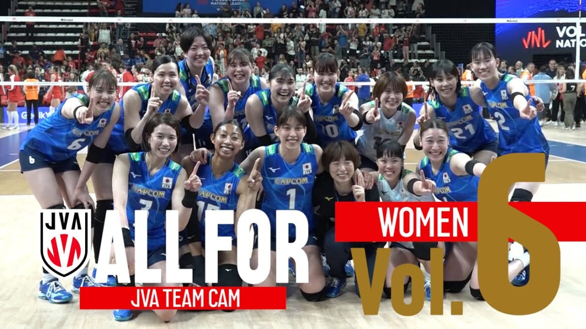 [ALLFOR]The Battle for Olympic Qualification: Nations League 2024 Begins! | #Japan Women's Volleyball National Team Documentary Vol.6