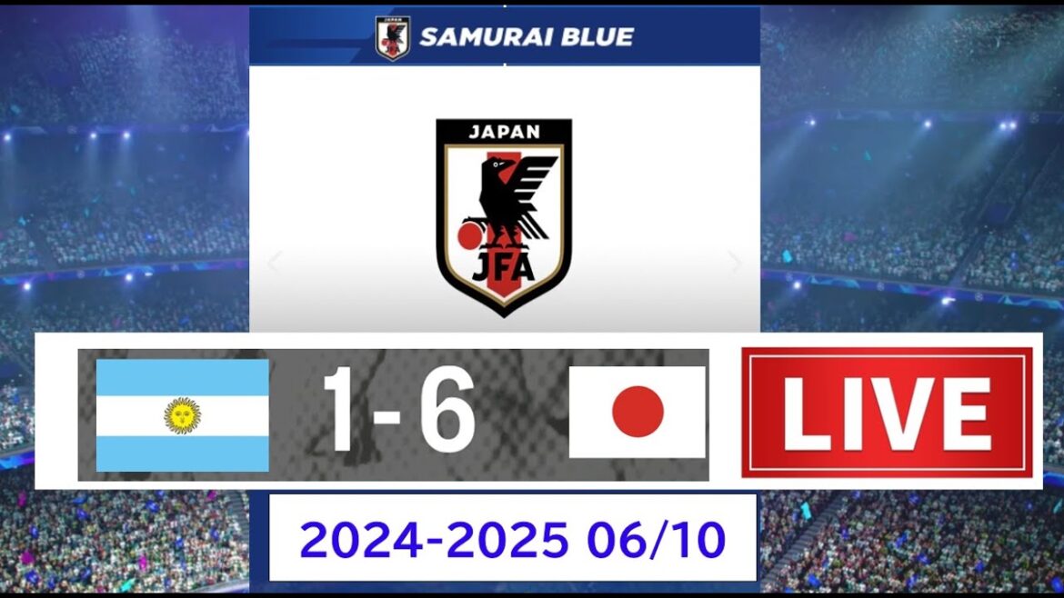 [Soccer]Japan vs Argentina 2024-2025[Competing Teams/Challenging National Teams]Highlights/International Friendly Matches #PS5