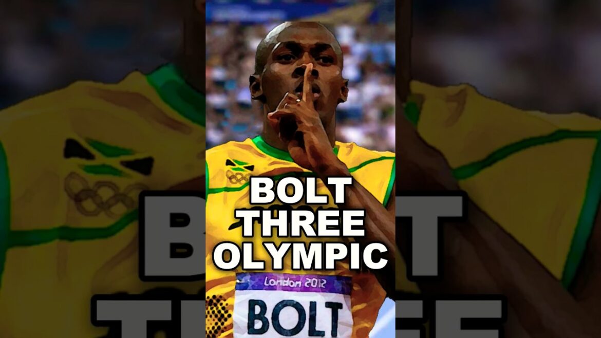 Usain Bolt Olympic Champion Beijing London Rio 100m 200m 4x100m Gold Medal