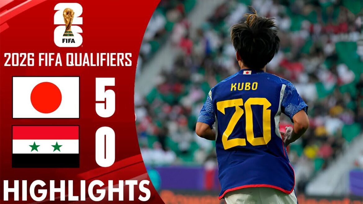 Takefusa Kubo Goal | Japan vs Syria 5-0 Extended Highlights | 2026 FIFA World Cup Qualifiers AFC Takefusa Kubo Goal | Japan vs Syria 5-0 Extended Highlights | 2026 FIFA World Cup Qualifiers AFC