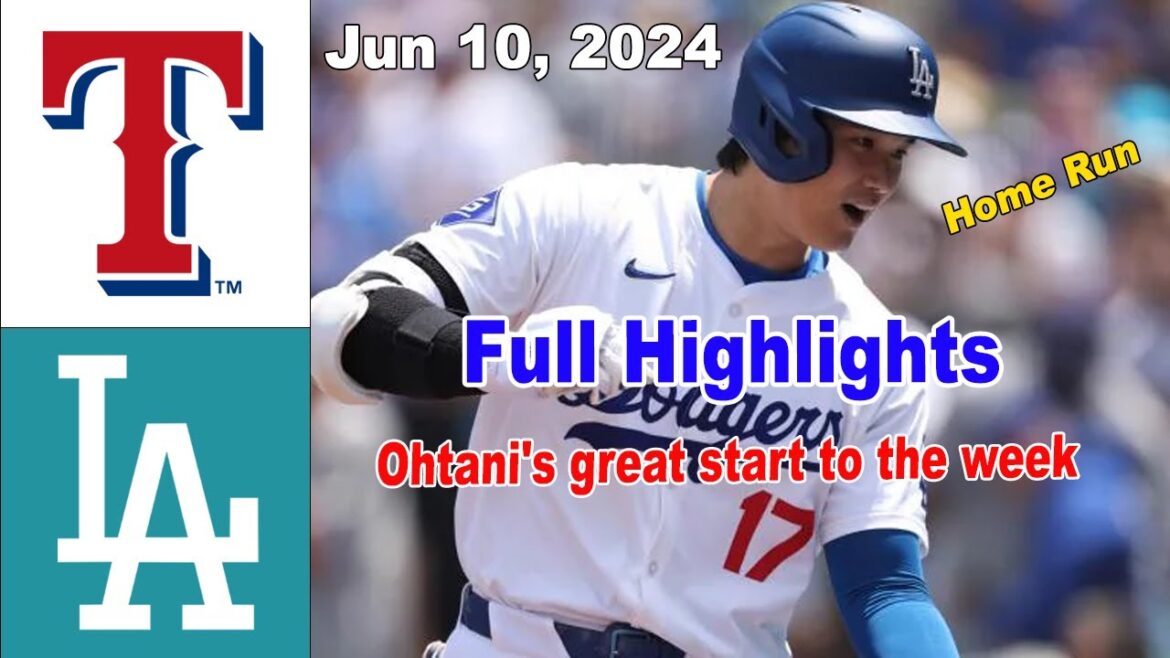 Texas Rangers vs Los Angeles Dodgers Jun 10, 2024 FULL GAME | 2024 MLB Season