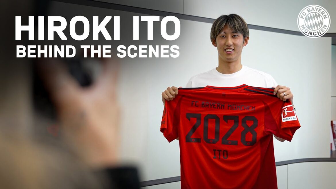 Hiroki Ito's First Day at FC Bayern | Behind The Scenes