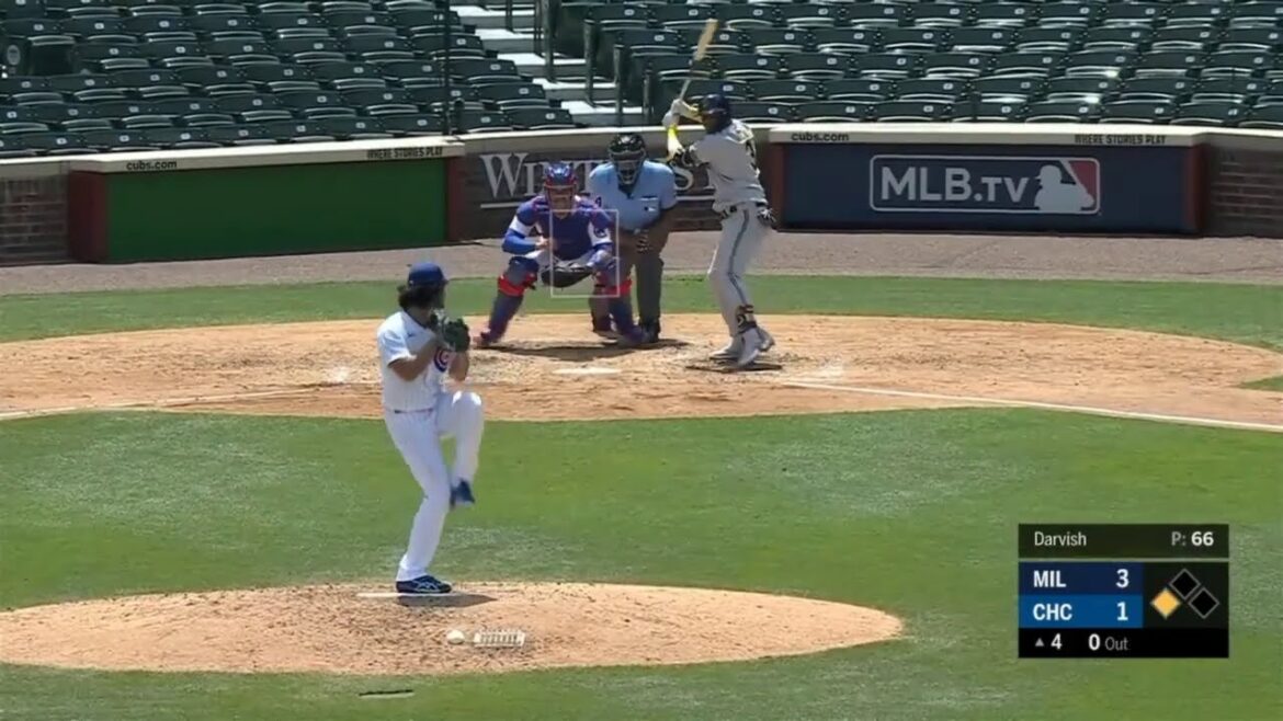 Yu Darvish strikes vs Milwaukee Brewers || 5 Strikeouts || 25/07/20