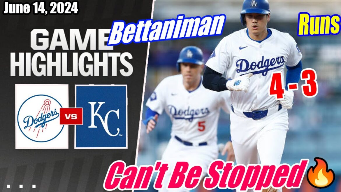 Dodgers vs Royals [FULL GAME] 06/14/2024 | Can't Be Stopped Hits Homers 🔥 Season Crazy Big Win 🔥