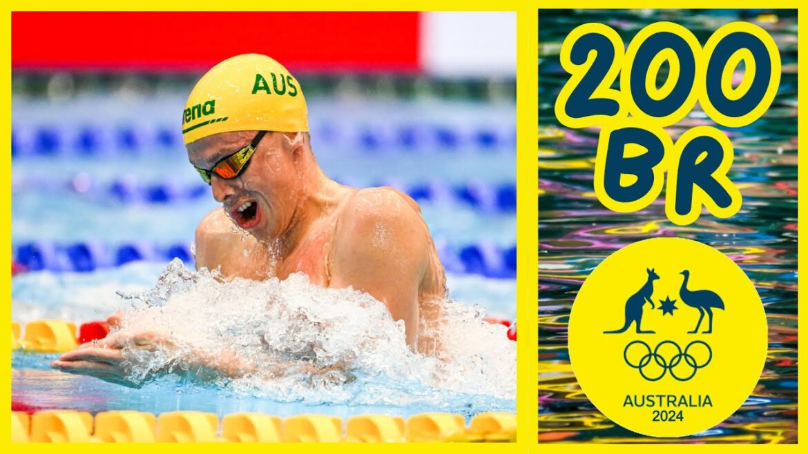 Tight Race in the Men's 200 Breaststroke | Australian Olympic Trials 2024