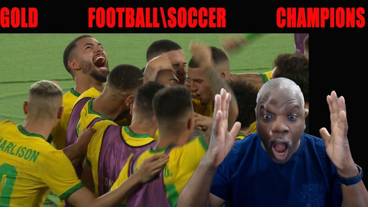 React to Brazil v Spain | Tokyo Olympics 2020 Men's Soccer Gold Medal | NBC Sports, Football | Short