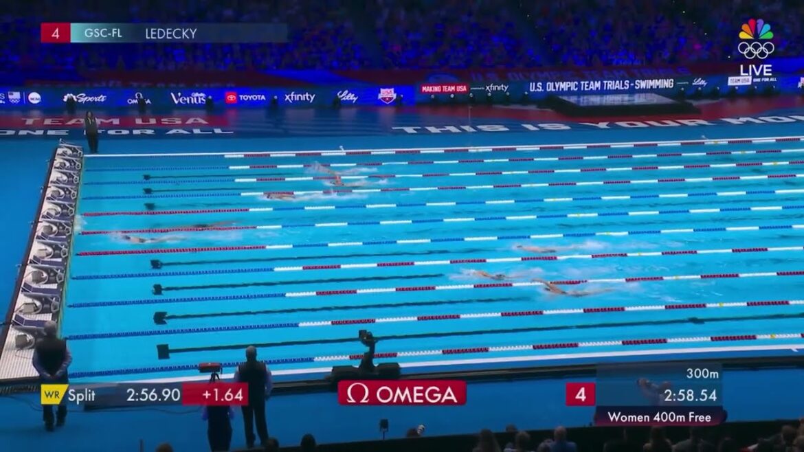 Katie Ledecky is off to her fourth Olympic Games | U.S. Olympic Swimming Trials presented by Lilly Katie Ledecky is off to her fourth Olympic Games | U.S. Olympic Swimming Trials presented by Lilly