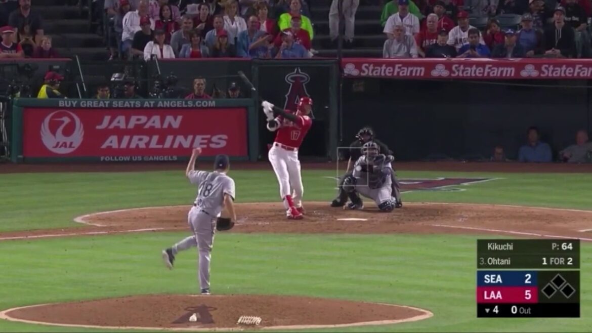 [Baseball]Shohei Otani vs. Yusei Kikuchi, third at-bat is a home run