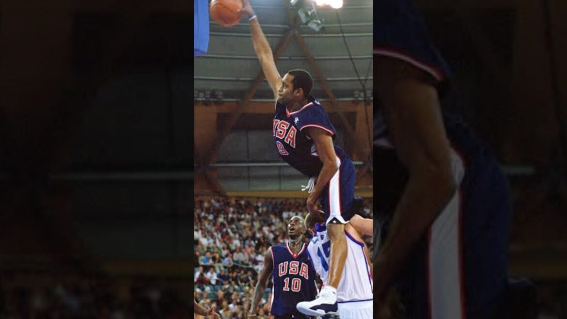"Rasheed Wallace Amazed by Vince Carter's Iconic Olympic Dunk Over 7'2" Giant" #shorts #viral
