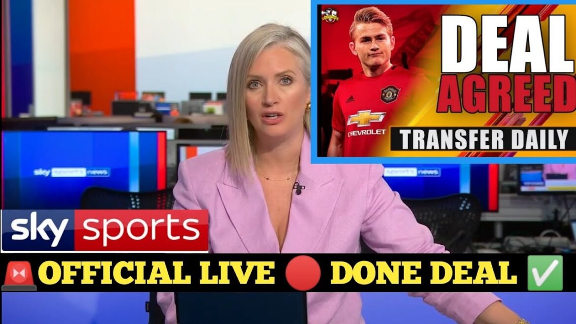 🚨OFFICIAL ANNOUNCEMENT 🔴 DE LIGT SIGNS MANCHESTER UNITED 📝 MEDICALS SET ✅ WELCOME TO MAN  UNITED 🤝