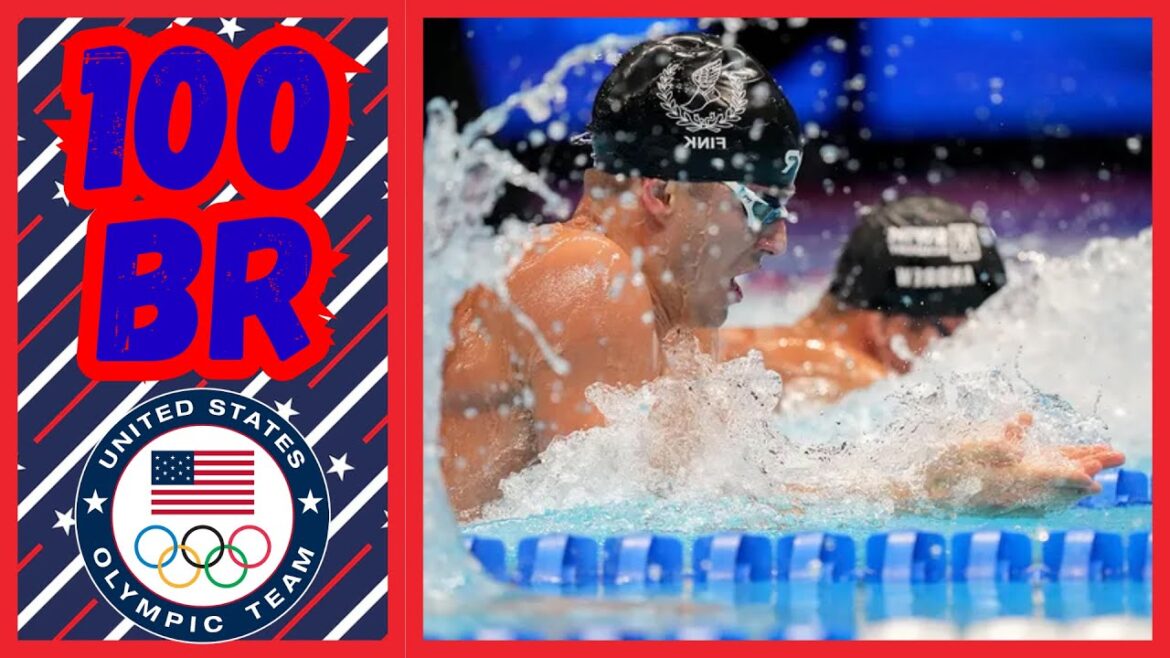 Nic Fink UPSETS Michael Andrew in the Men's 100 Breaststroke | USA Olympic Trials 2024