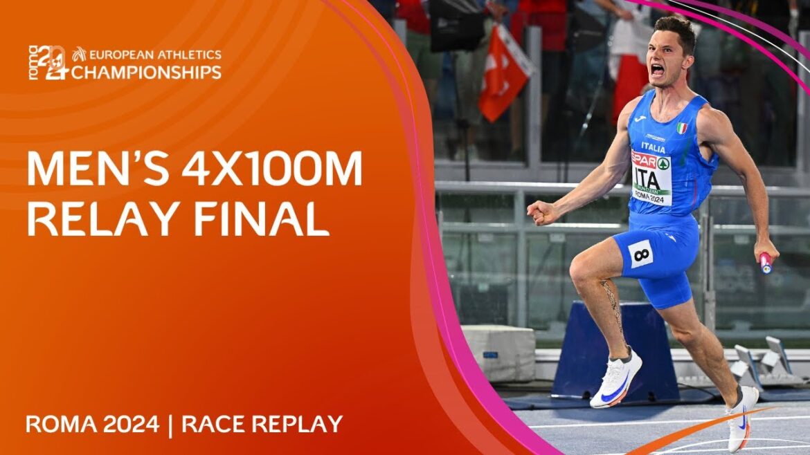 SUPER ITALIA! 🇮🇹 Men’s 4x100m final replay | Roma 2024 SUPER ITALIA! 🇮🇹 Men's 4x100m final replay | Roma 2024