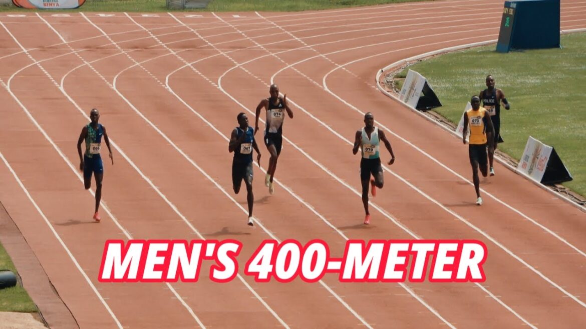 Men's 400m Final Olympics Games Trials 2024
