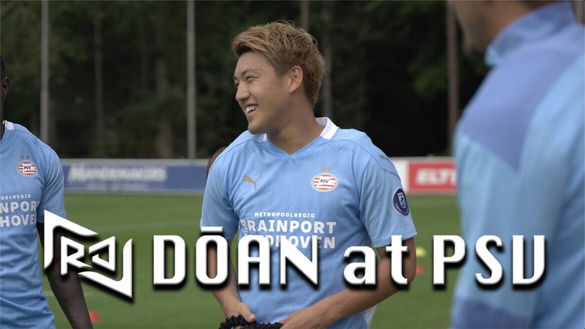 Doan at PSV - Team Training with New Away kit