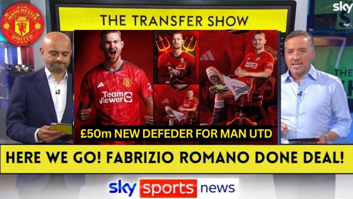 HERE WE GO‼️ FABRIZIO ROMANO CONFIRMS ✅ DONE DEAL WITH DE LIGT 🤝 MEDICALS SET & WELCOME TO MAN UTD 🔥