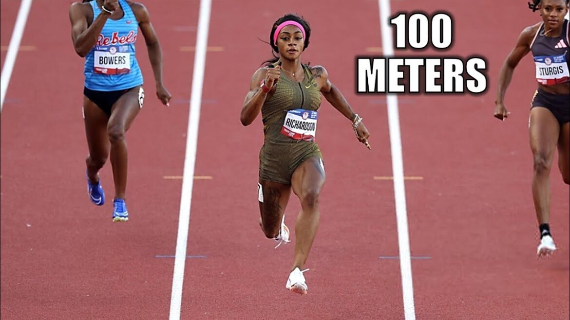Sha'Carri Richardson Drops A Bomb In The 100 Meters! || 2024 Olympic Trials - Women's 100 Meters