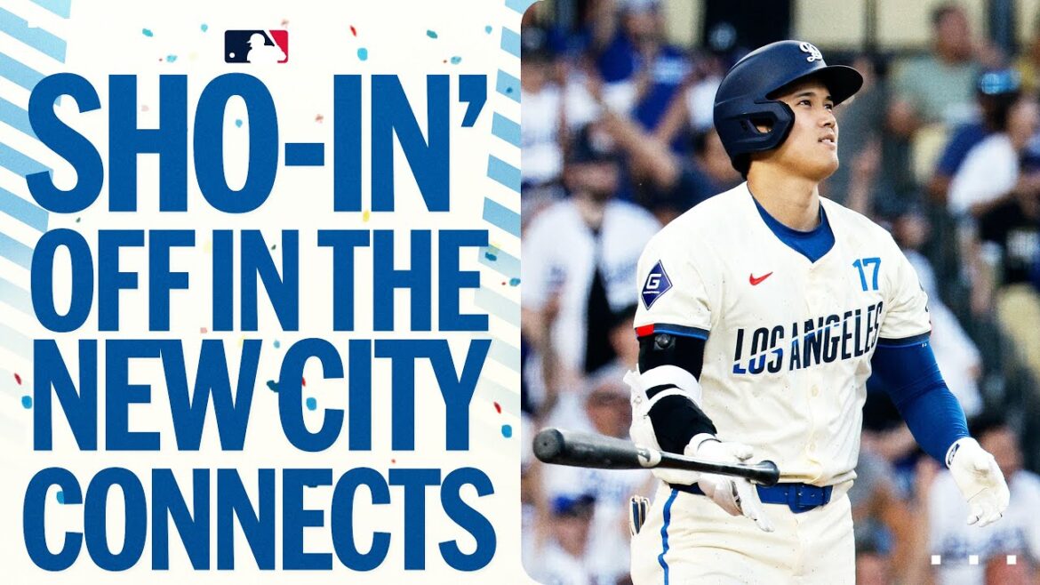 Shohei Ohtani homers for the THIRD STRAIGHT GAME! (Dodgers City Connect debut!) | Shohei Ohtani highlights