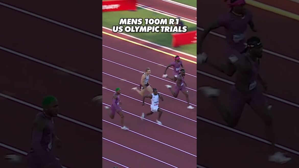 Noah Lyles LEADS Mens 100m US Olympic Trials ROUND 1 Noah Lyles LEADS Mens 100m US Olympic Trials ROUND 1