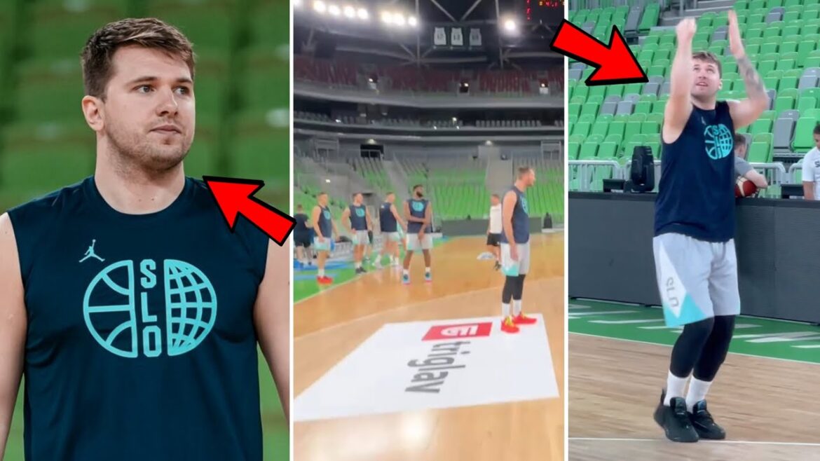Luka Doncic & Team Slovenia First Practice Before Paris 2024 Olympic Games!