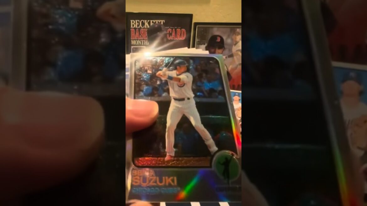 Heritage Seiya Suzuki CHROME RC Baseball Card!!! 😎😎 #shorts #topps #chicago