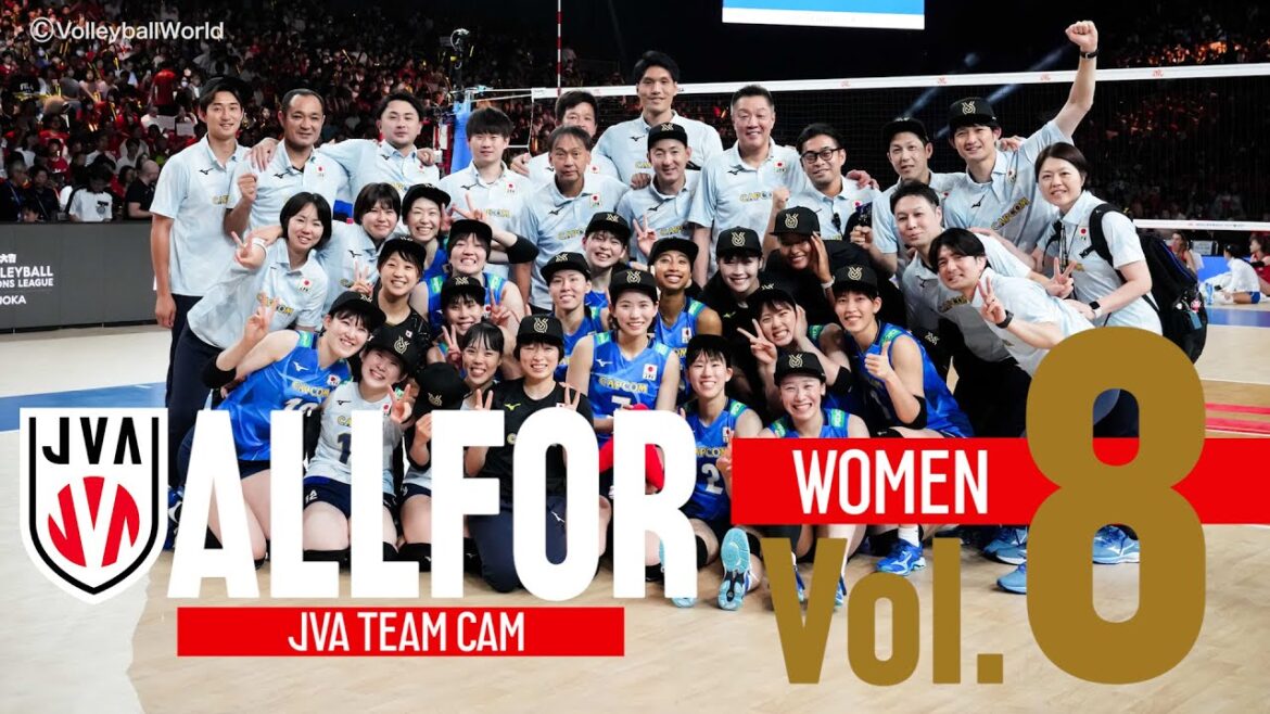 [ALLFOR]A close look at the final battle for Olympic qualification, the Nations League Fukuoka tournament! | #Japan Women's Volleyball National Team Documentary Vol.8