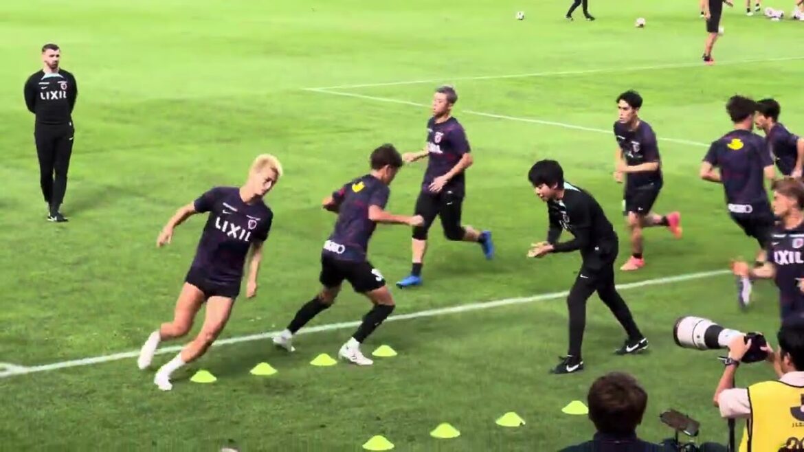 [Kashima Antlers]Pre-match warm-up Kashima vs Gamba Osaka J League