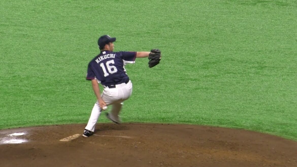 Slow motion video) Seibu Lions Yusei Kikuchi pitching form 2017.6.23