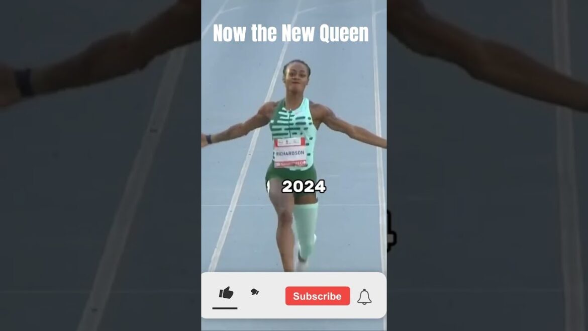 Tribute from Flo-Jo to the new Queen of the track Sha’Carri.馃嚭馃嚫 Tribute from Flo-Jo to the new Queen of the track Sha'Carri.馃嚭馃嚫