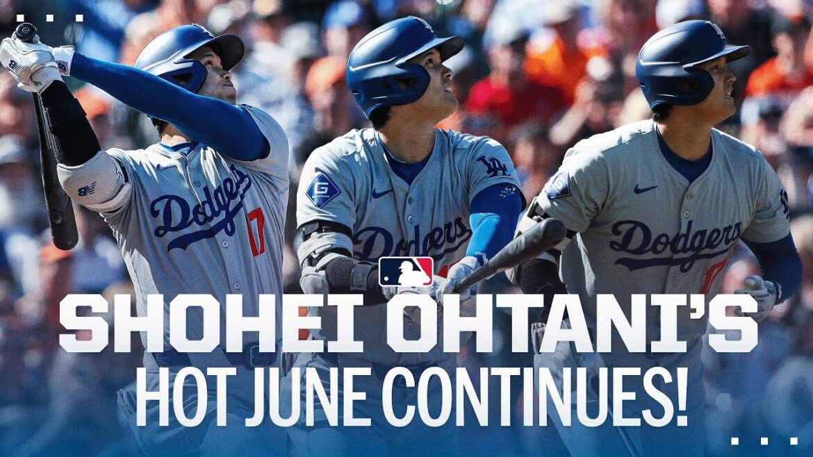 Shohei Ohtani hammers his NL-leading 26th home run! His 12th homer in June! Shohei Ohtani highlights