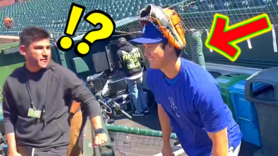 Otani suddenly appeared and was so funny that the handsome foreigner said, "This is his characteristic!" The manager also praised Otani![MLB]