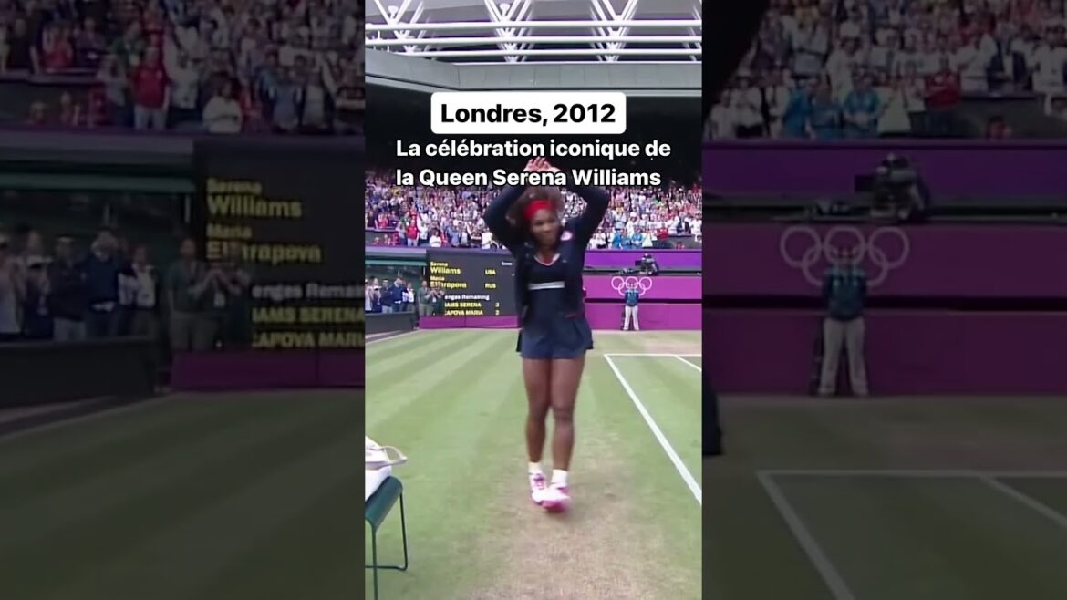 💃 Queen Serena Williams' iconic celebration at the London Olympics in 2012 #shorts