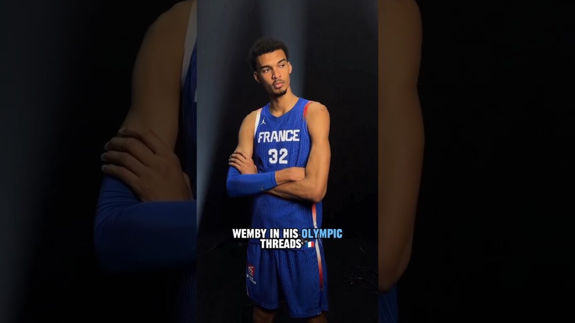 Wemby is ready for Paris Olympics 🔥 (via @FFBB_officiel)