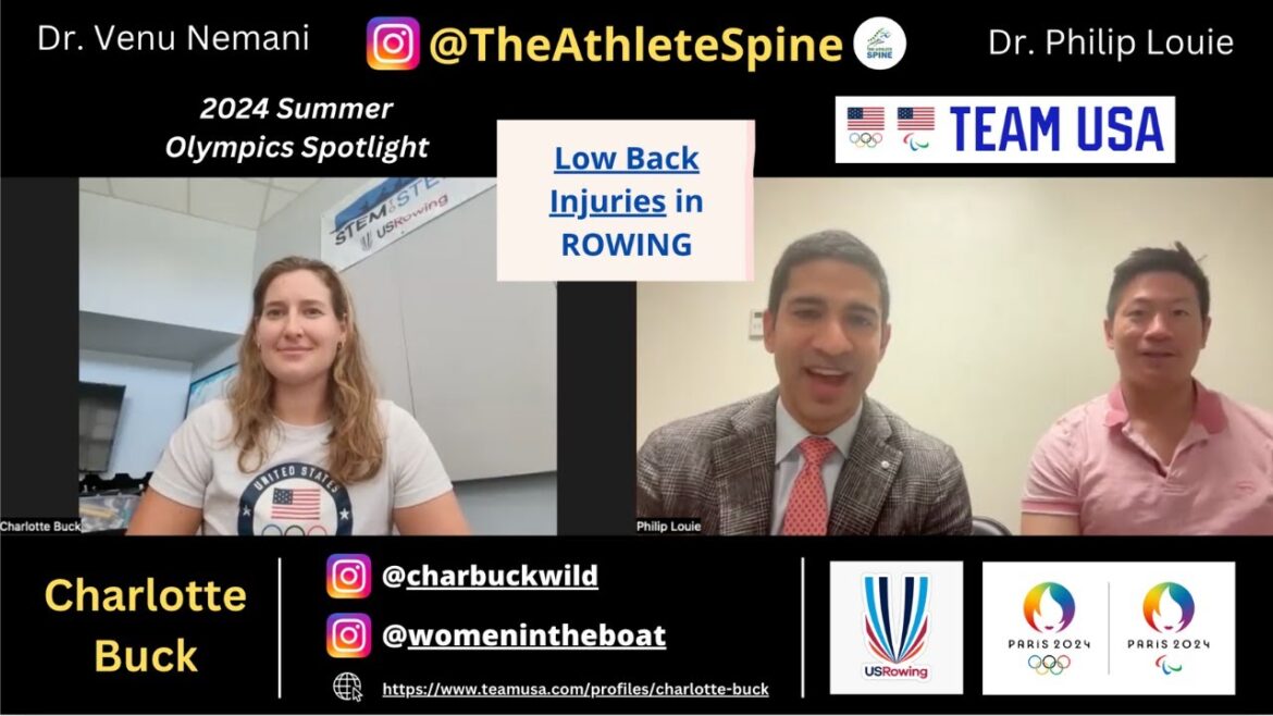 2024 Summer Olympics Spotlight: Low back pain in rowers | Guest: Charlotte Buck (Team USA Rower)