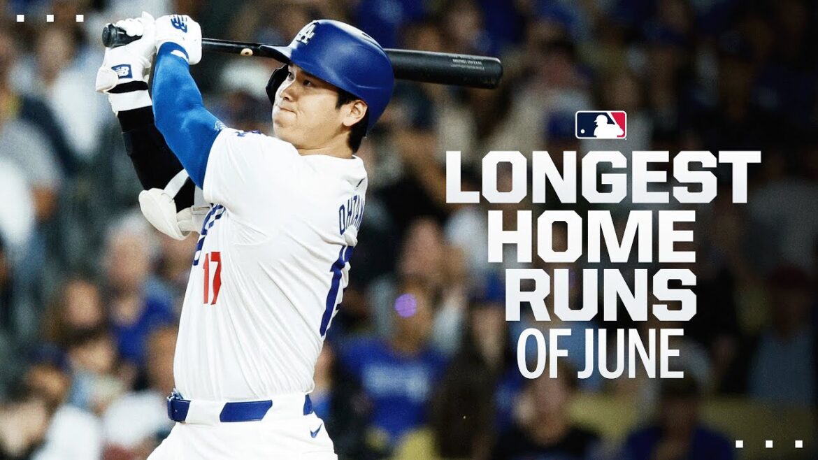 Just Sho'ing off! The LONGEST home runs of June 2024! (Ohtani, Judge, Cruz, Vladdy Jr. & more!)