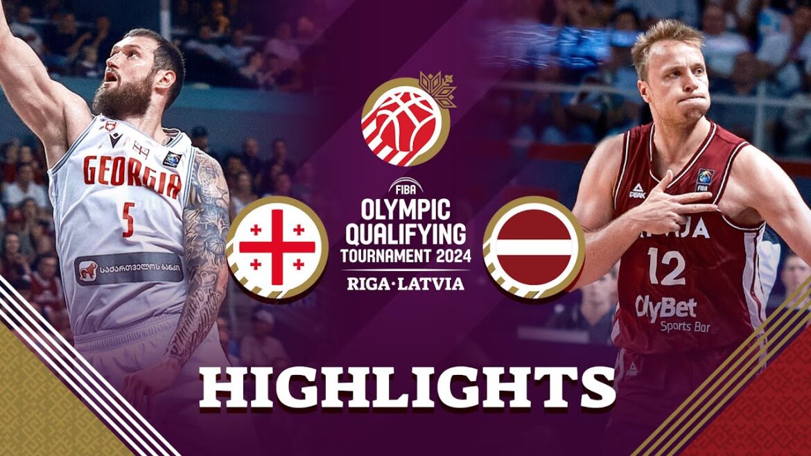 Georgia 🇬🇪 vs Latvia 🇱🇻 | Highlights | FIBA OQT 2024 Latvia