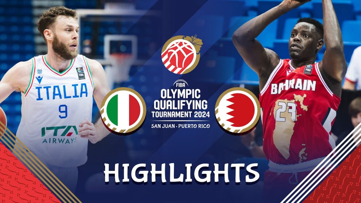 Italy 🇮🇹 vs Bahrain 🇧🇭 | Highlights | FIBA OQT 2024 Puerto Rico Italy 🇮🇹 vs Bahrain 🇧🇭 | Highlights | FIBA OQT 2024 Puerto Rico