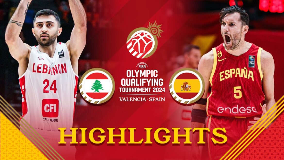 Lebanon 🇱🇧 vs Spain 🇪🇸 | Highlights | FIBA OQT 2024 Spain Lebanon 🇱🇧 vs Spain 🇪🇸 | Highlights | FIBA OQT 2024 Spain