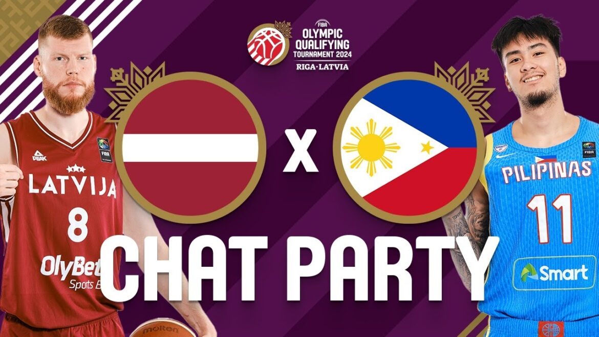 Latvia v Philippines | FIBA Olympic Qualifying Tournament Latvia 2024 | Chat Party β‘π Latvia v Philippines | FIBA Olympic Qualifying Tournament Latvia 2024 | Chat Party β‘π