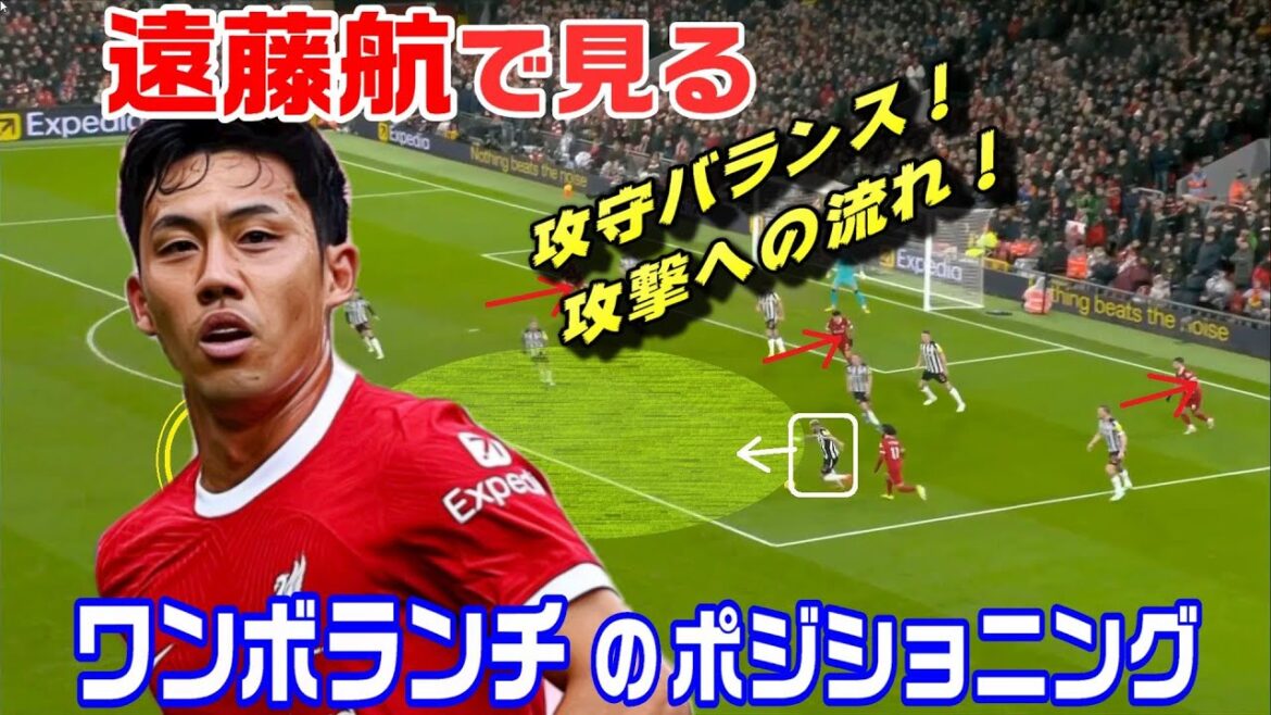 Watch Endo Wataru! The positioning and offensive/defensive balance of the one defensive midfielder.