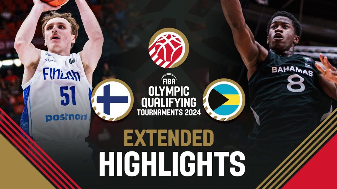 Finland 🇫🇮 vs Bahamas 🇧🇸 | Extended Highlights | FIBA OQT 2024 Spain