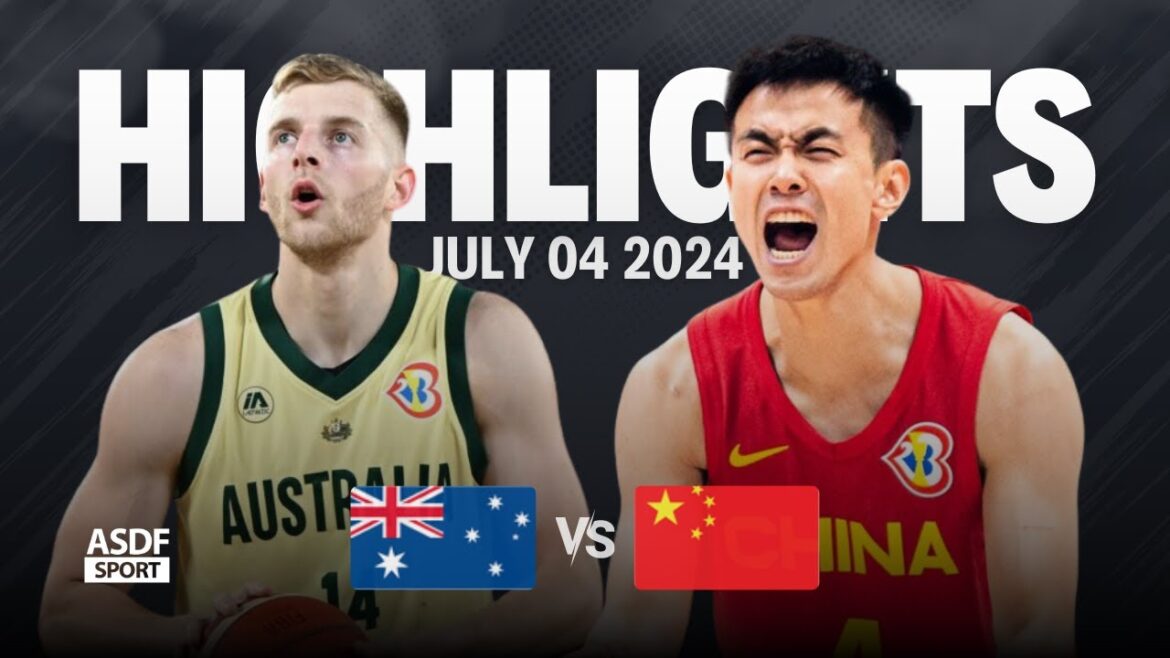 Australia vs China Full Game Highlights (Olympic Games Qualification 2024) Australia vs China Full Game Highlights (Olympic Games Qualification 2024)