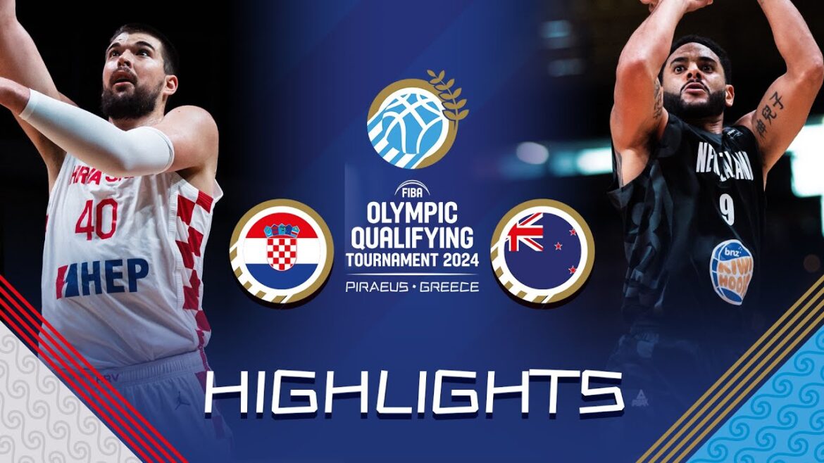 New Zealand 🇳🇿 stun Croatia 🇭🇷 in Athens | Highlights | FIBA OQT 2024 Greece