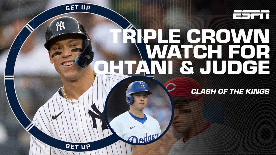 A CLASH OF THE KINGS 👑 Will Aaron Judge and Shohei Ohtani BOTH win the triple crown? | Get Up A CLASH OF THE KINGS 👑 Will Aaron Judge and Shohei Ohtani BOTH win the triple crown? | Get Up