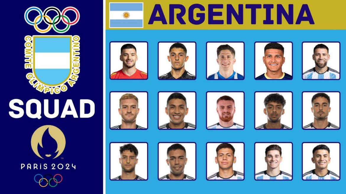 ARGENTINA Official Squad For Paris Olympics 2024 | Olympic Games Paris 2024 | Argentina | FootWorld